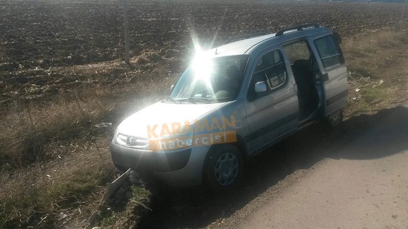 Konya Karaman Yolunda İlginç Kaza 7