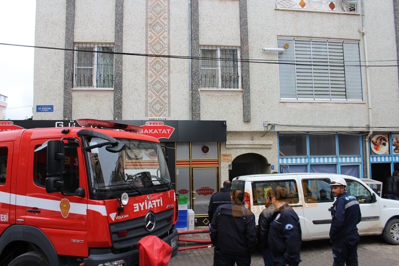 Karaman’da Bodrum Kat Yangını 2