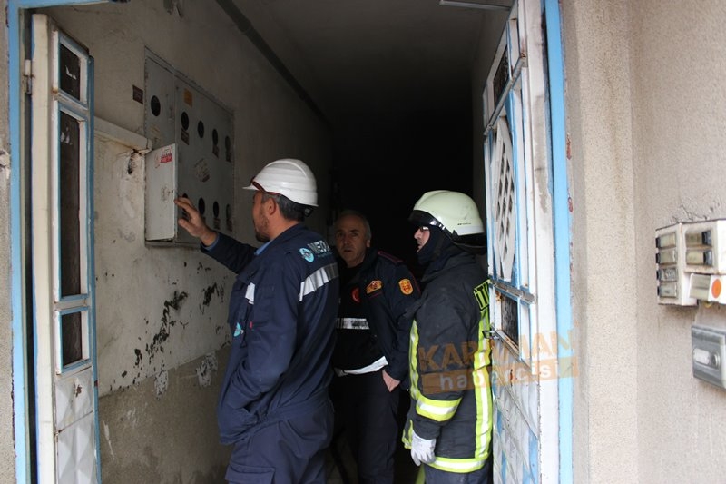 Karaman’da Bodrum Kat Yangını 5