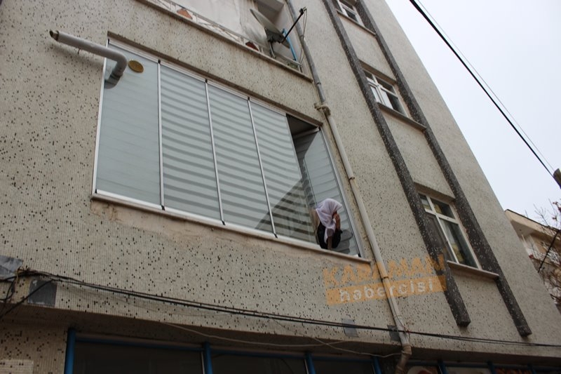 Karaman’da Bodrum Kat Yangını 7