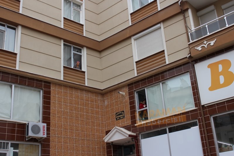 Karaman’da Bodrum Kat Yangını 8