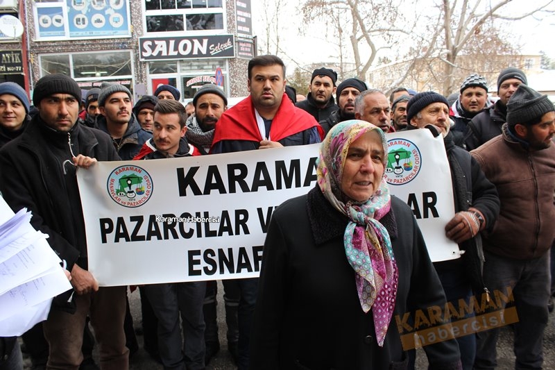 Karamanlı pazarcılar gönüllü askerlik için bizde varız dediler 11