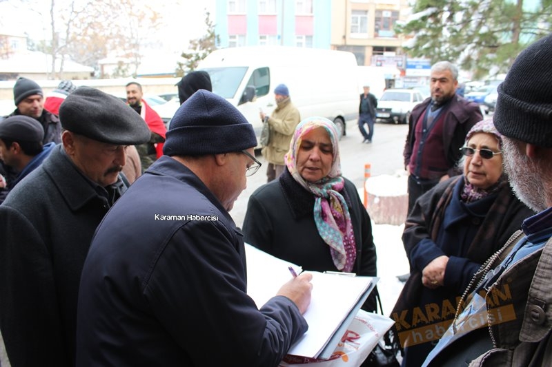 Karamanlı pazarcılar gönüllü askerlik için bizde varız dediler 13