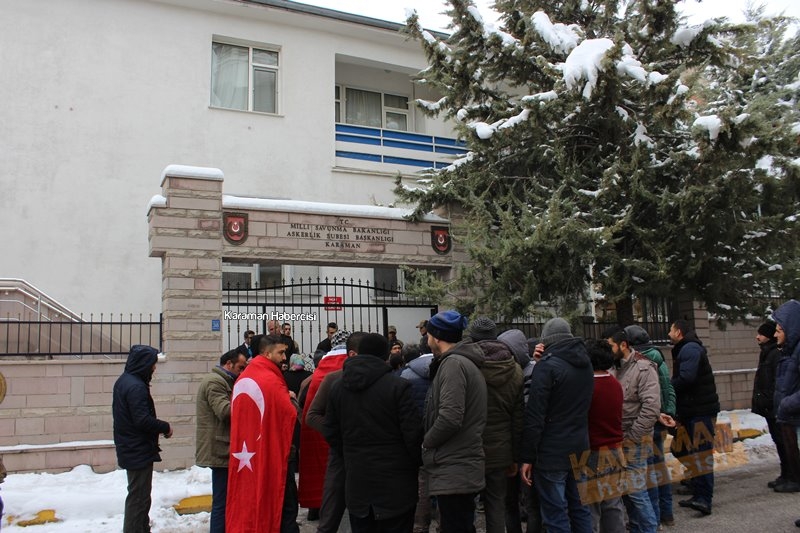 Karamanlı pazarcılar gönüllü askerlik için bizde varız dediler 14