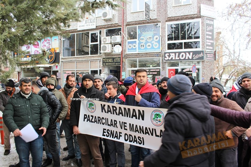 Karamanlı pazarcılar gönüllü askerlik için bizde varız dediler 16