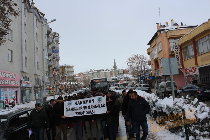 Karamanlı pazarcılar gönüllü askerlik için bizde varız dediler 6