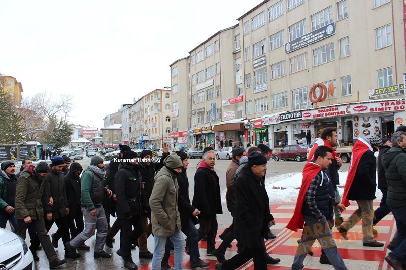 Karamanlı pazarcılar gönüllü askerlik için bizde varız dediler 8