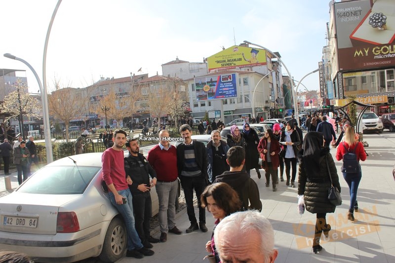 Karaman İsmet Paşa Caddesinde Yangın Paniği 7