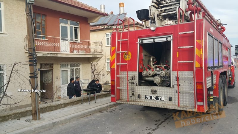 Karaman’da Mutfak Yangını 4