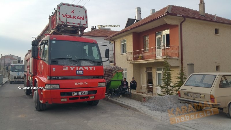 Karaman’da Mutfak Yangını 5