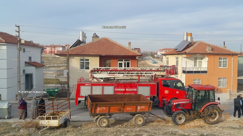 Karaman’da Mutfak Yangını 6