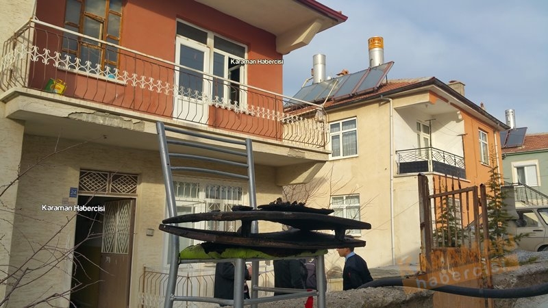 Karaman’da Mutfak Yangını 7