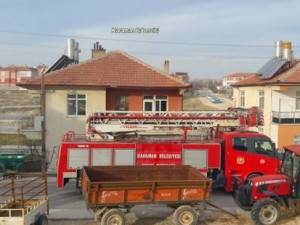 Karaman’da Mutfak Yangını