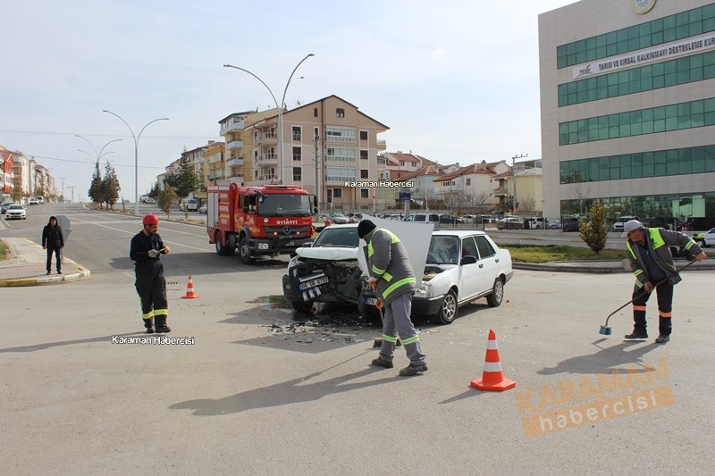 Karaman Valilik Kavşağı Trafik Kazası 19