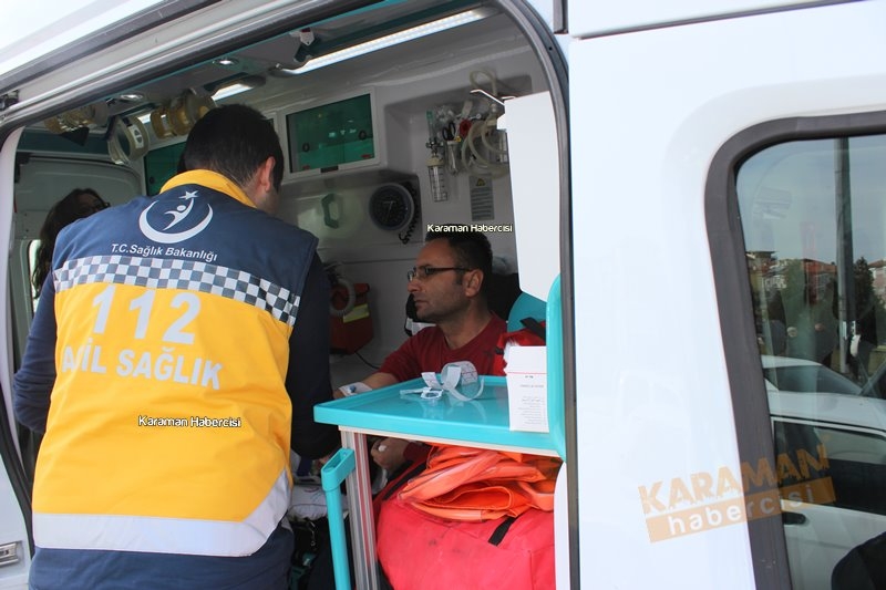 Karaman Valilik Kavşağı Trafik Kazası 3