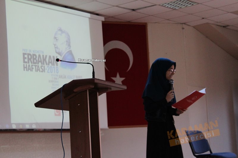 Necmeddin Erbakan Karaman'da Anıldı 1