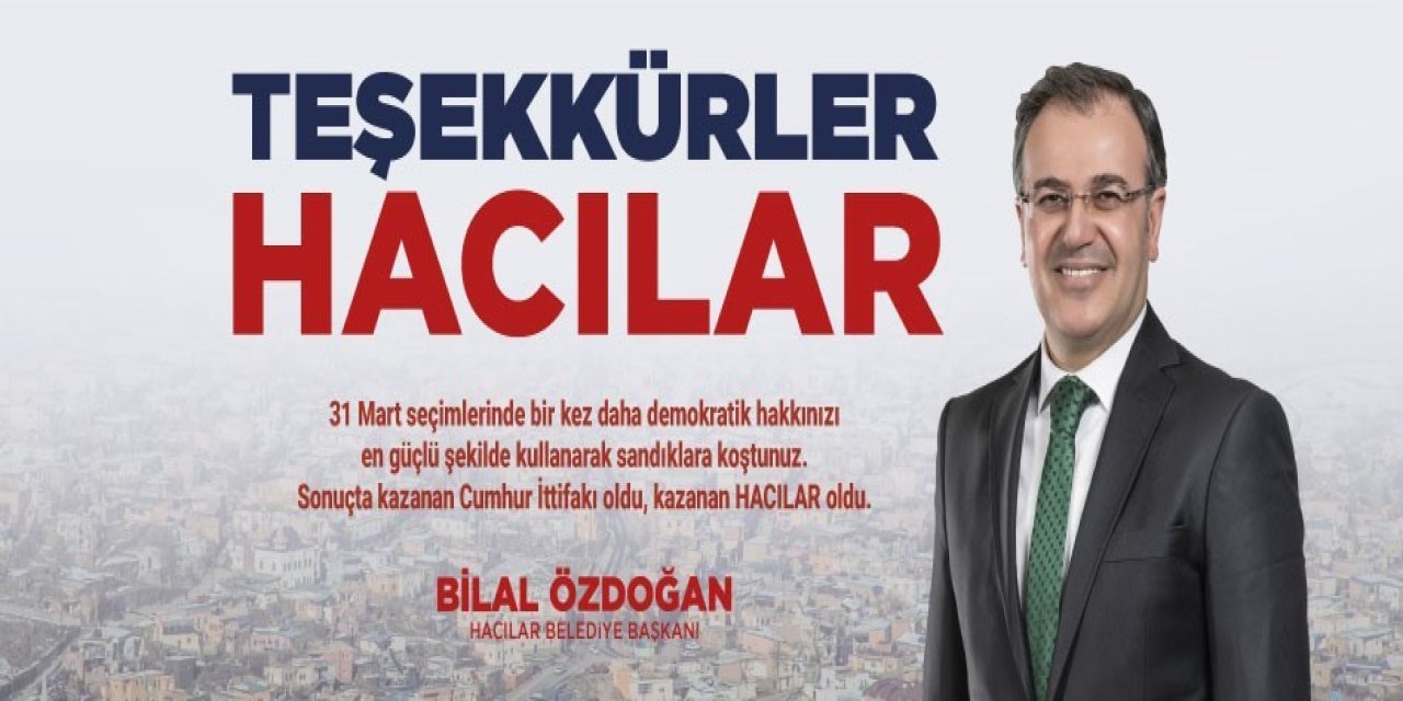 Hacılar’da Bilal Özdoğan Kazandı