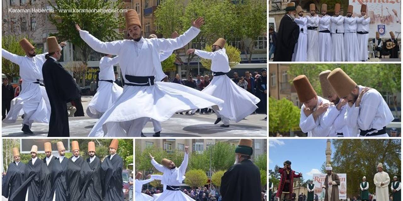 Karaman'da Temsili Uğurlama Töreni