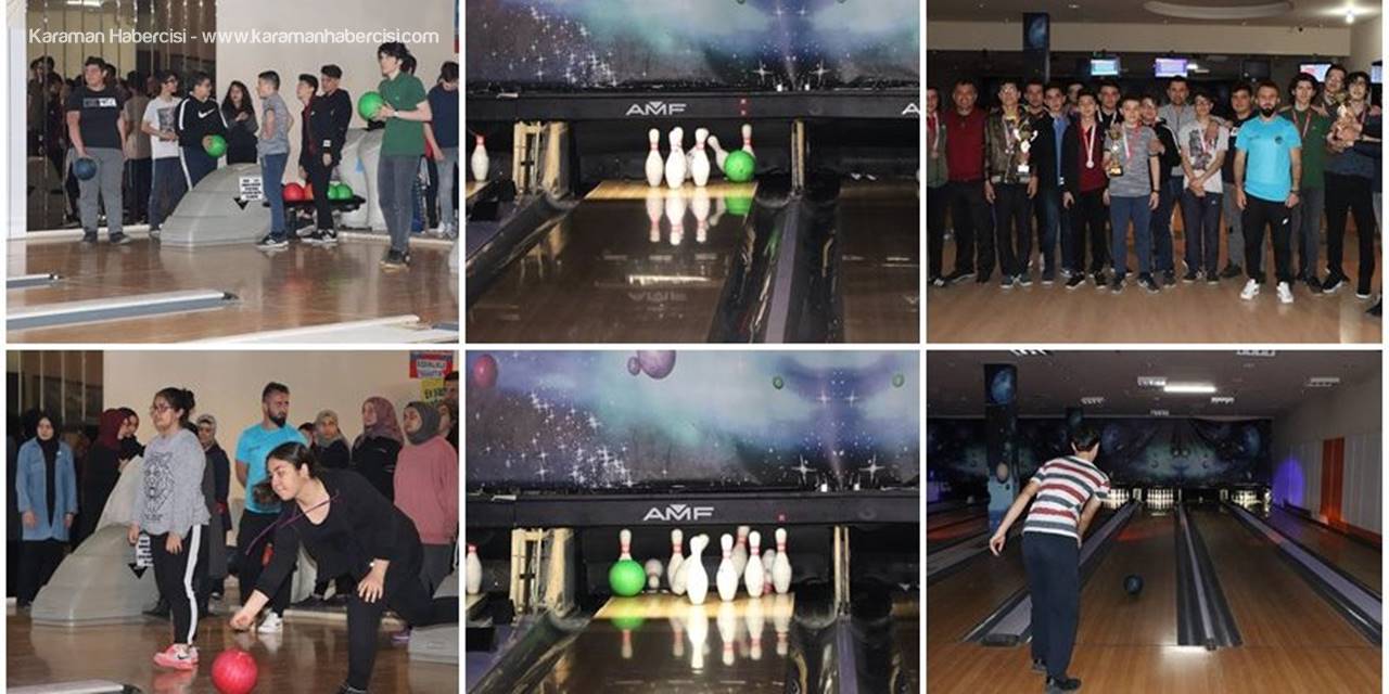 Karaman'da Okullar Arası Bowling Müsabakaları