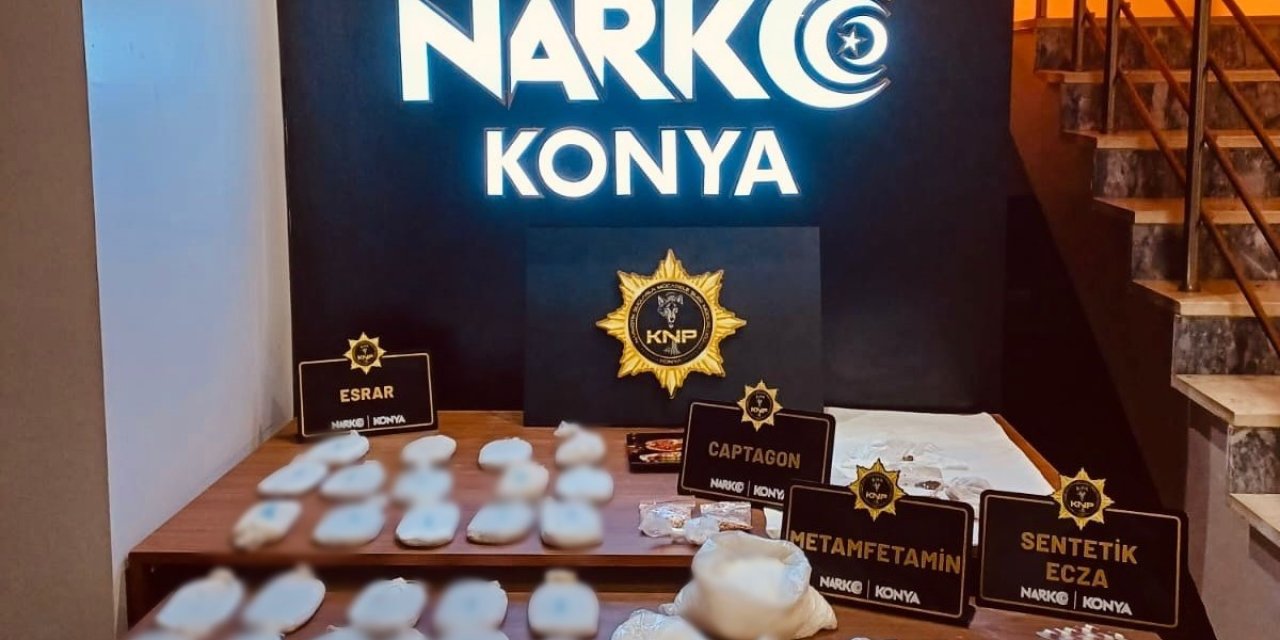 Konya’da Zehir Tacirlerine Darbe