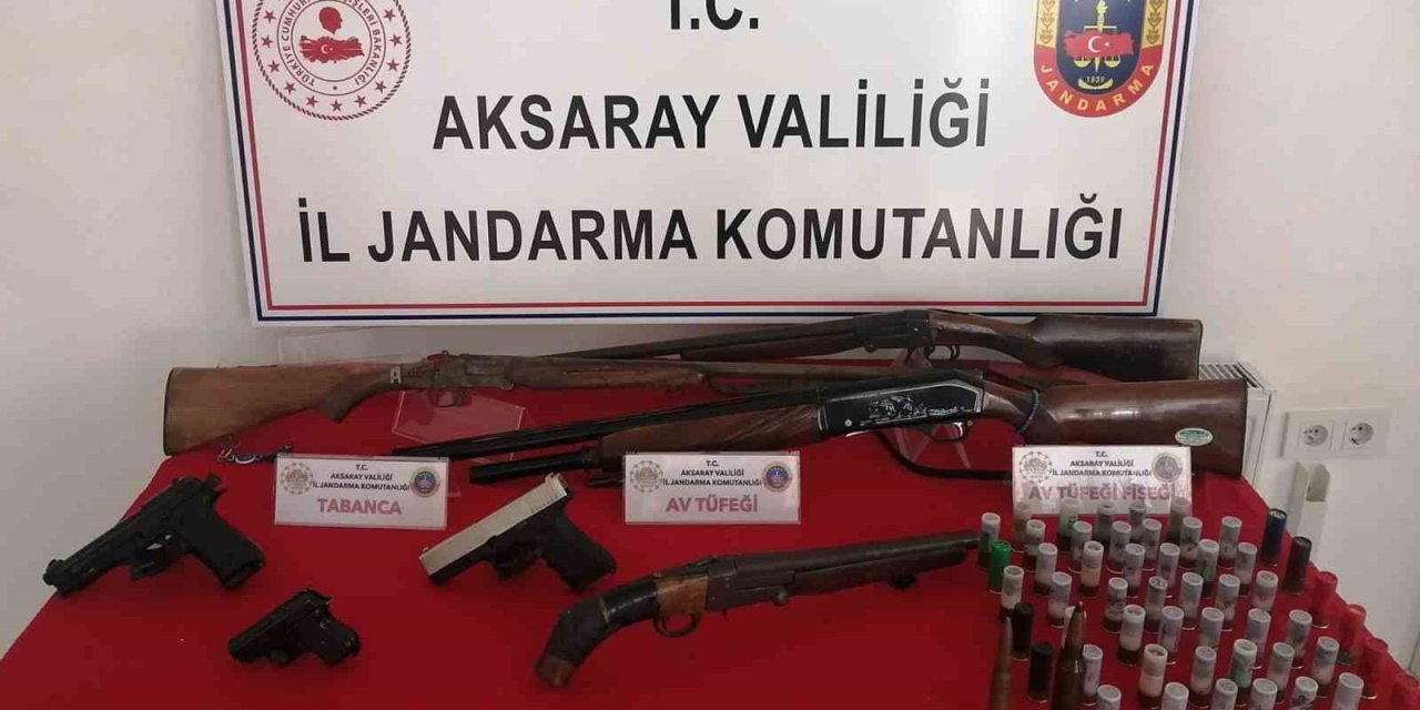Aksaray Jandarmadan Silah Kaçakçısına Operasyon