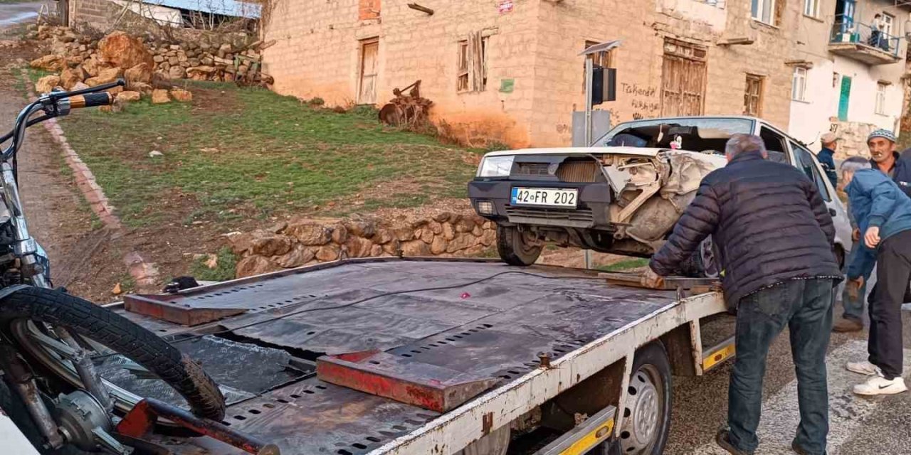 Otomobil İle Motosiklet Çarpıştı: 1 Yaralı