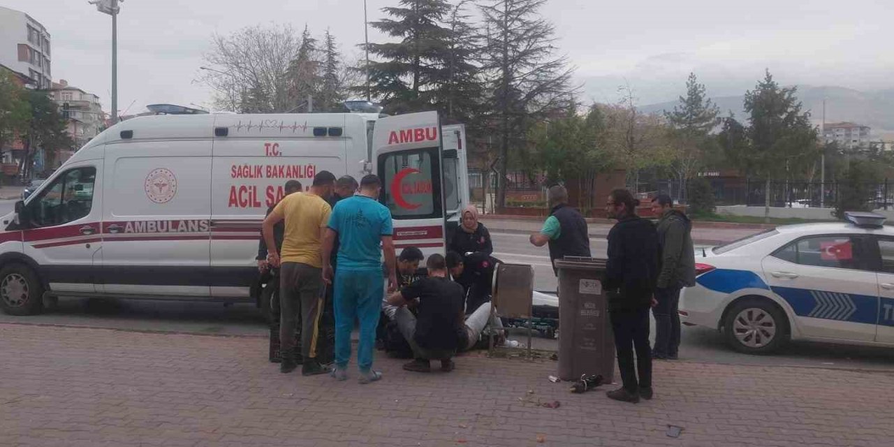 Niğde’de Kontrolden Çıkan Motosiklet Kaza Yaptı, 1 Kişi Yaralandı