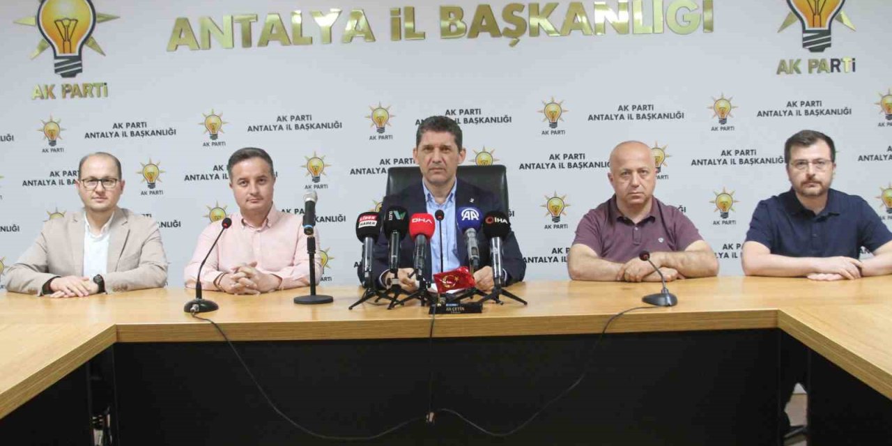 Ak Parti İl Başkanı Ali Çetin: "teleferik Kazası Adli Bir Olaydır"