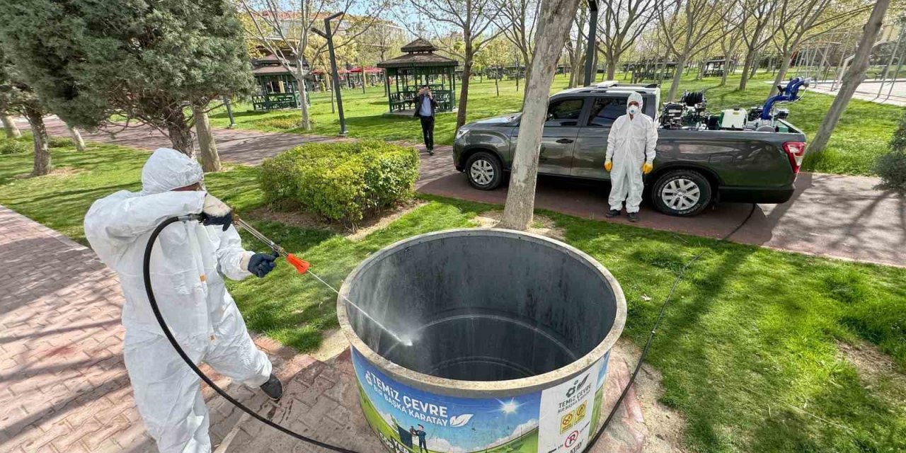 Karatay Belediyesi Larva İlaçlama Çalışmalarına Başladı