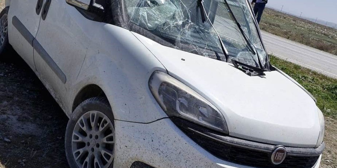 Konya’da İki Araç Çarpıştı: 1 Yaralı