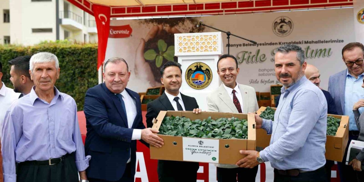 Alanya Belediyesi’nden Kırsal Mahallelere 311 Bin Fide Desteği