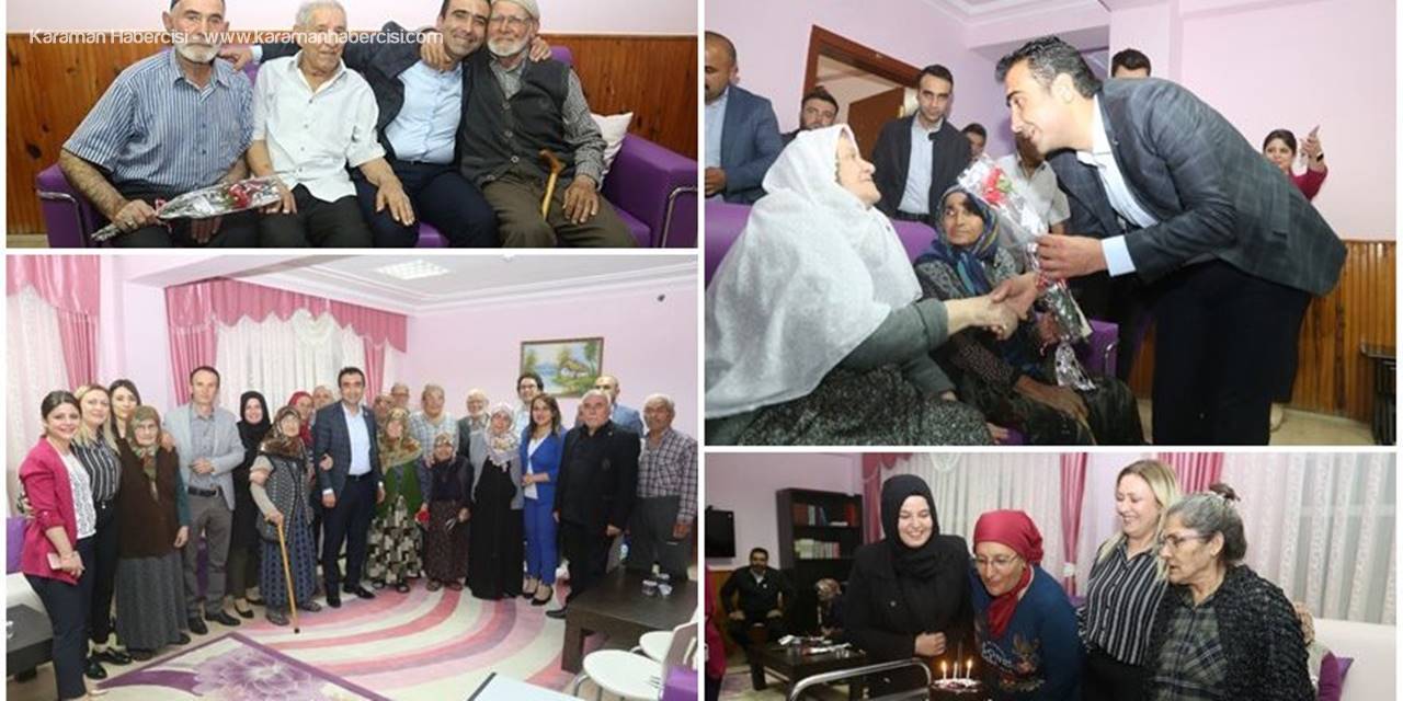 Karaman Belediye Başkanı Savaş Kalaycı Huzurevi Sakinlerini Unutmadı