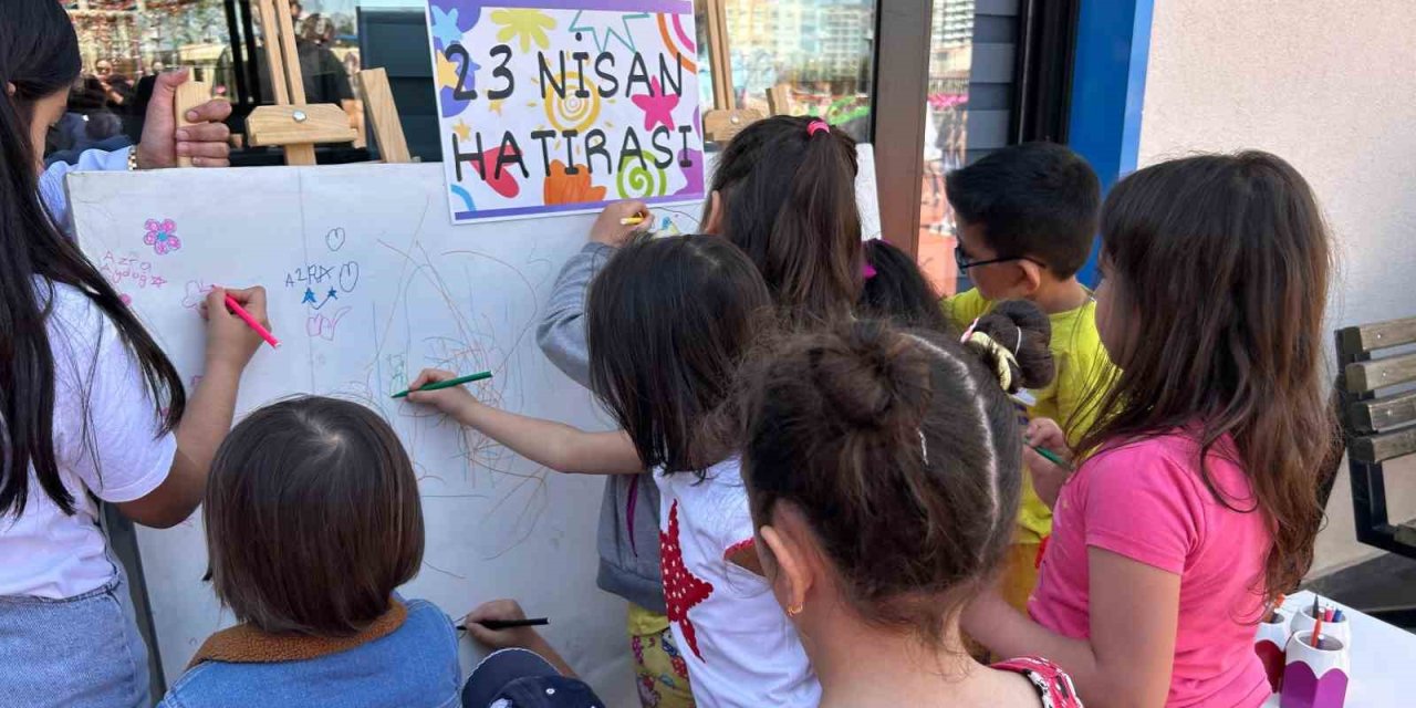 Büyükşehir’in Çocuk Kütüphanesi’nde "23 Nisan" Coşkusu