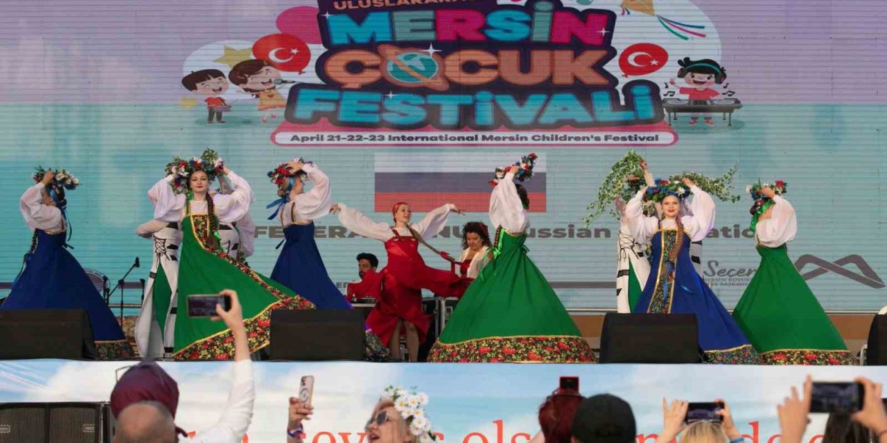 Dünya Çocukları Mersin’deki Festivalde Buluştu