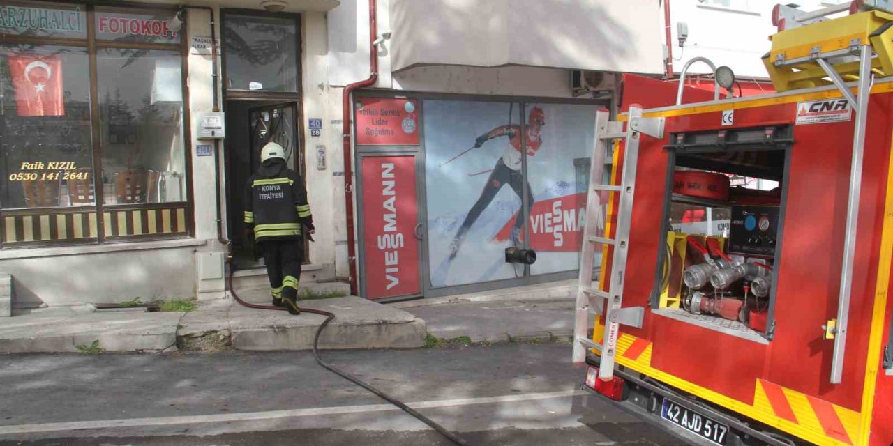 Beyşehir’de Korkutan Ev Yangını