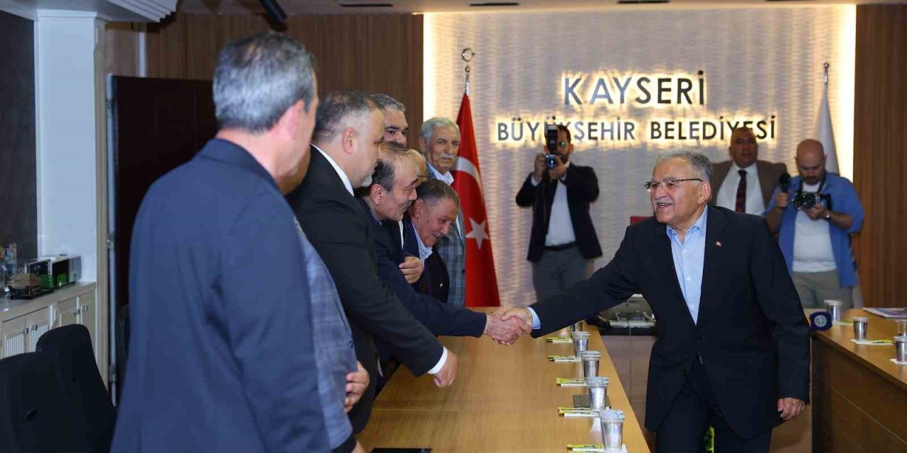 Esnaf Dostu Başkan Büyükkılıç, Oda Başkanlarını Ağırladı