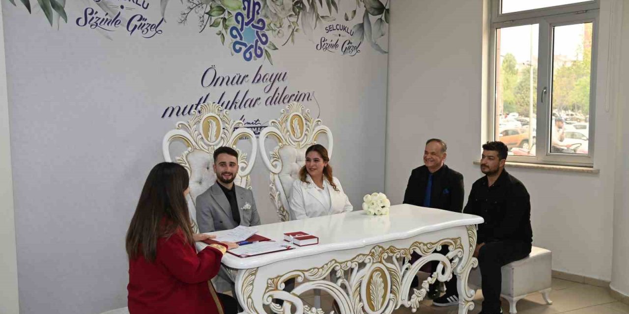 Selçuklu’da Çiftler “24.04.2024”tarihinde Evet Demek İçin Yarıştı