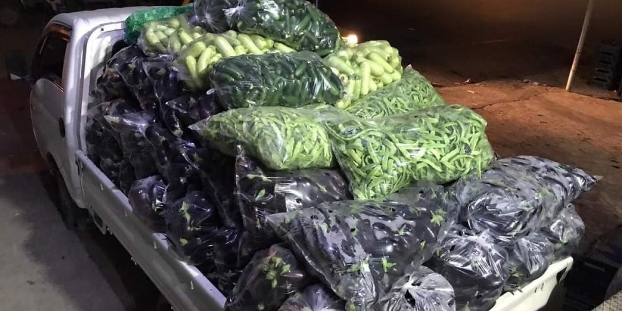 Elde Kalan Sebzeler Bağışlanarak, Çöpe Atılmaktan Kurtarılıyor