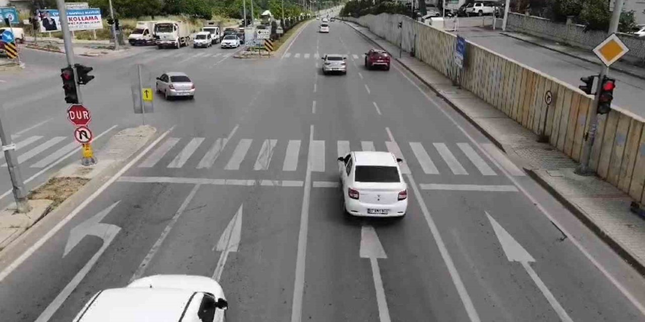 Alanya’da Jandarmadan Dron Destekli Trafik Uygulaması