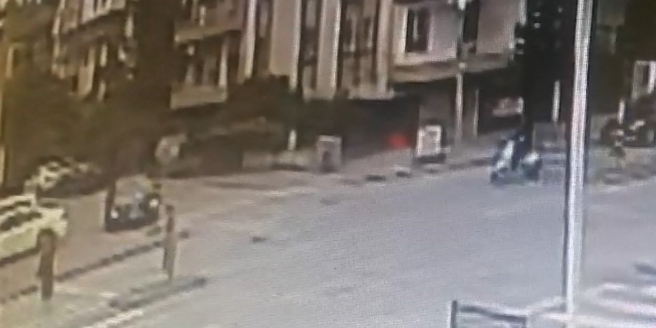 Yayaya Çarpmamak İçin Frene Basan Motosikletli Hastanelik Oldu