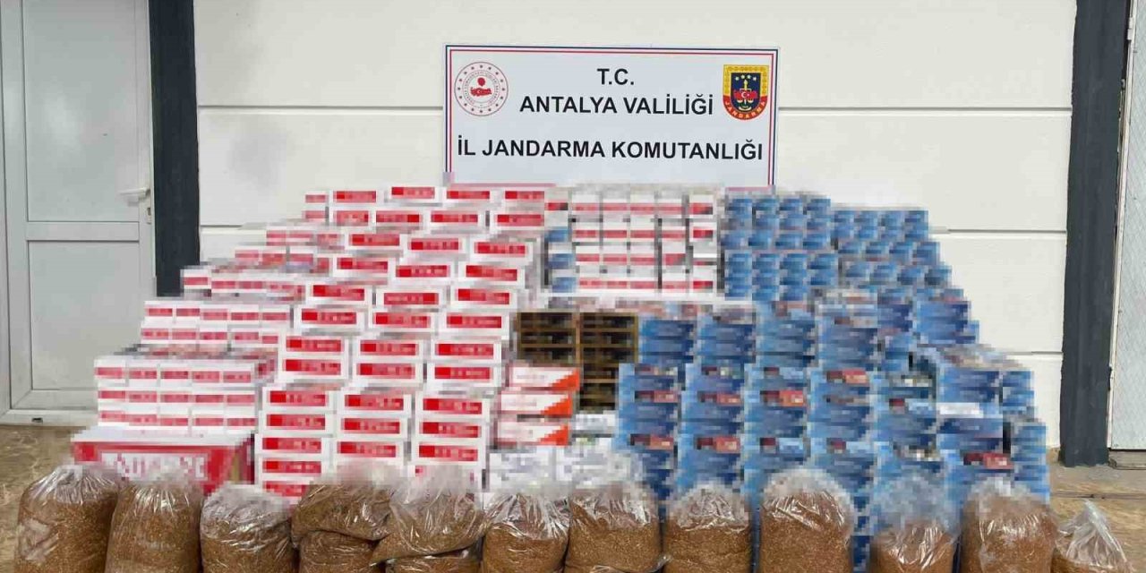 Jandarmadan Kaçak Sigara Ve Tütün Operasyonu