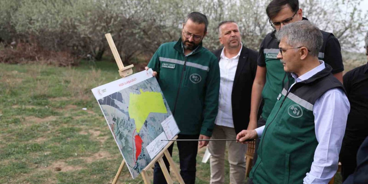 Niğde Valisi Cahit Çelik Dsi Yatırımlarını Yerinde İnceledi