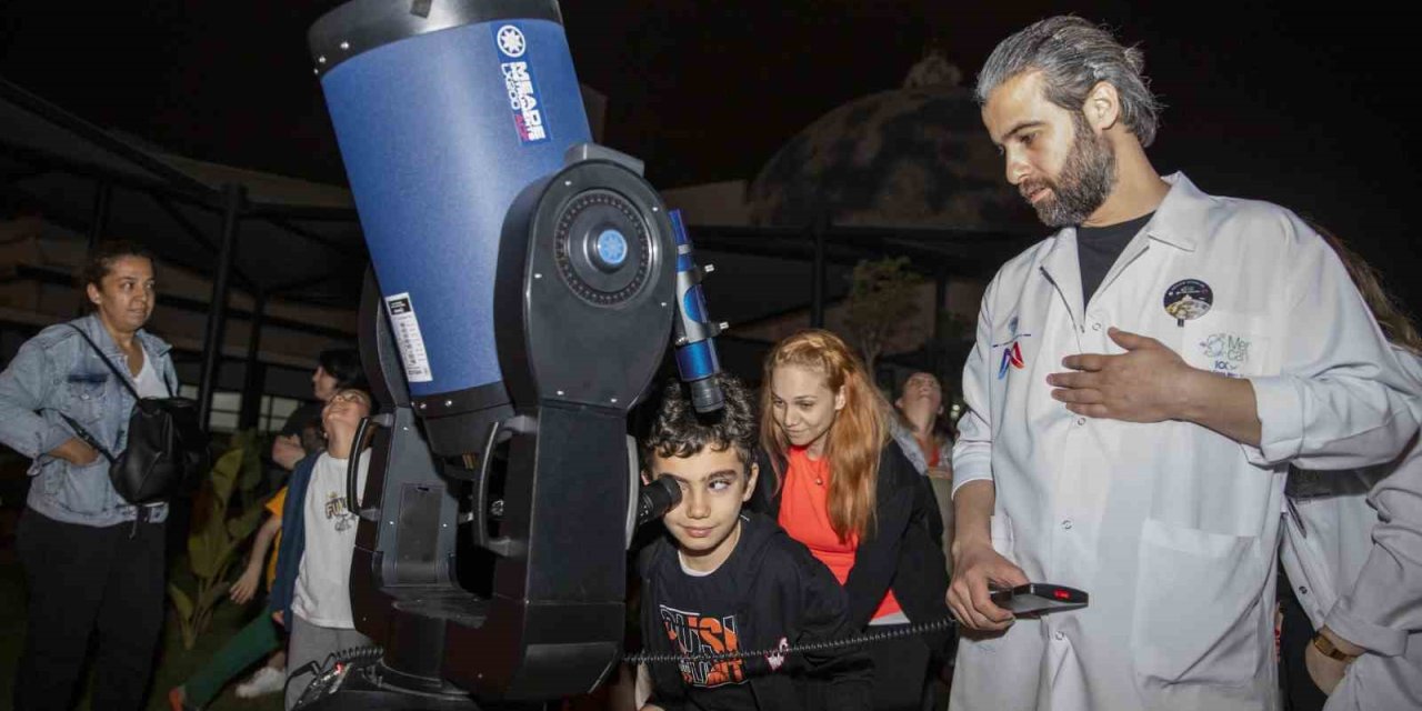 Çocuklar Mercan’da İlk Kez ’gece Gözlem Etkinliği’ne Katıldı