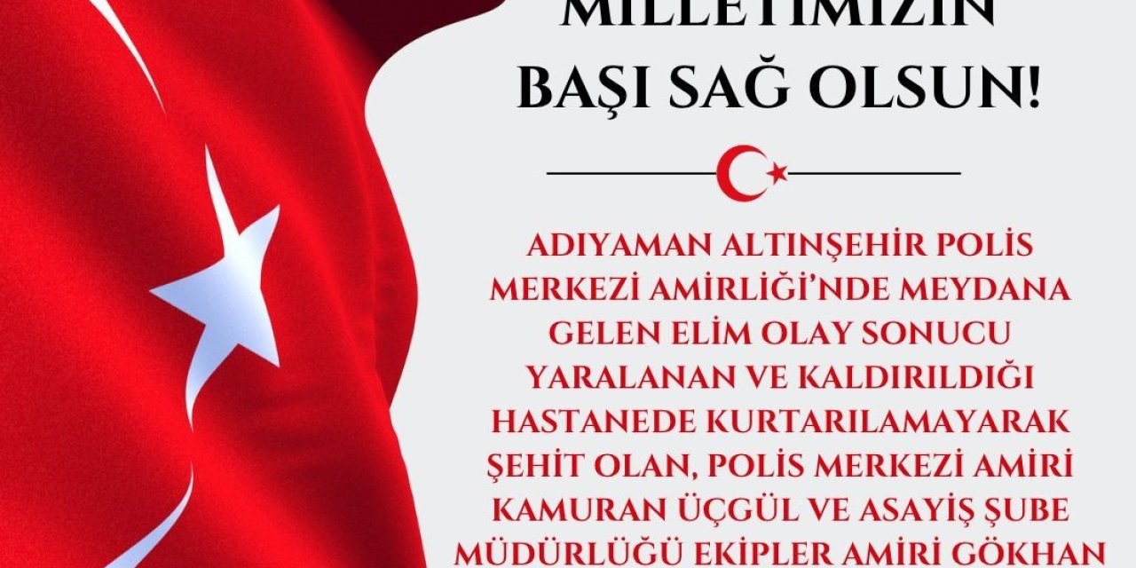Vali Aksoy’dan Adıyaman’daki Olayla İlgili Baş Sağlığı Mesajı