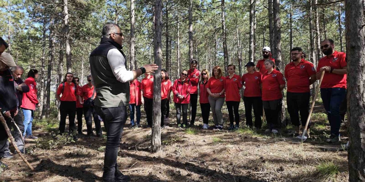 Eskişehir Orman Bölge Müdürlüğü’nden Dak Üyelerine Yangın Eğitimi