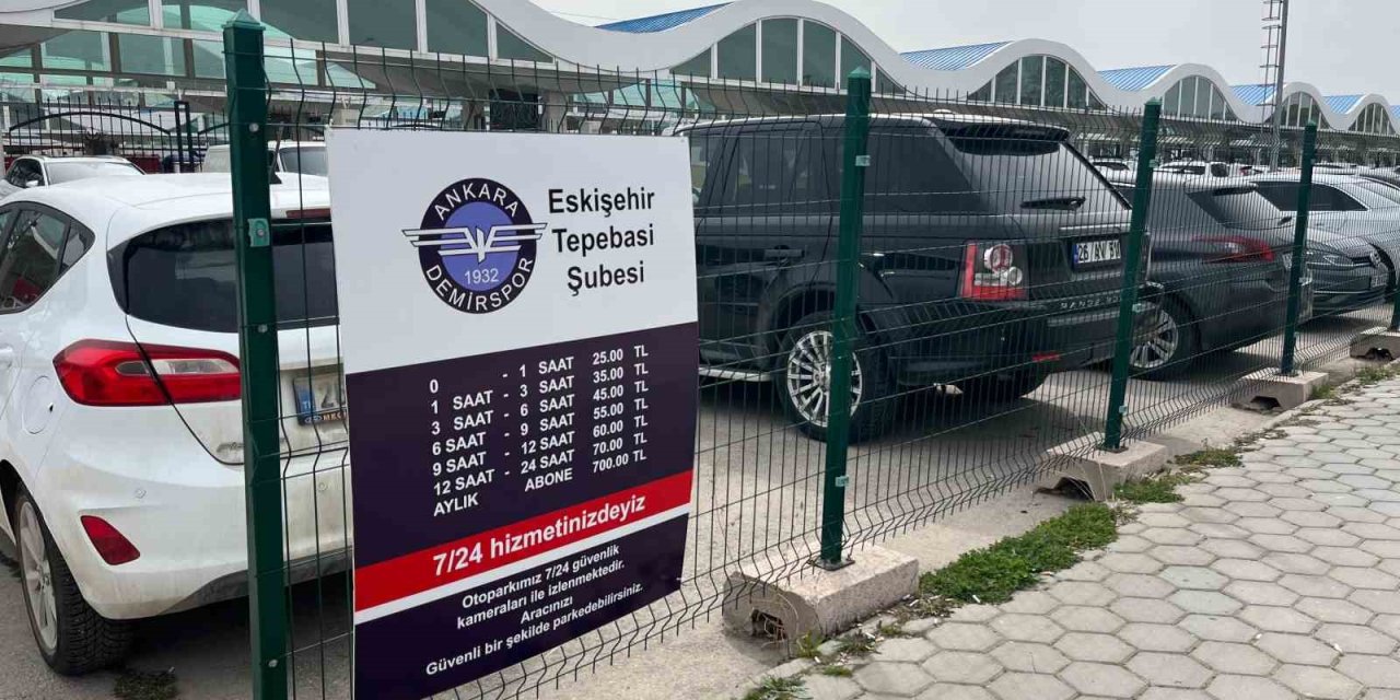Eskişehir’deki Tren Garı Otoparkı Gelirinin Ankara Demirspor’a Ait Olması