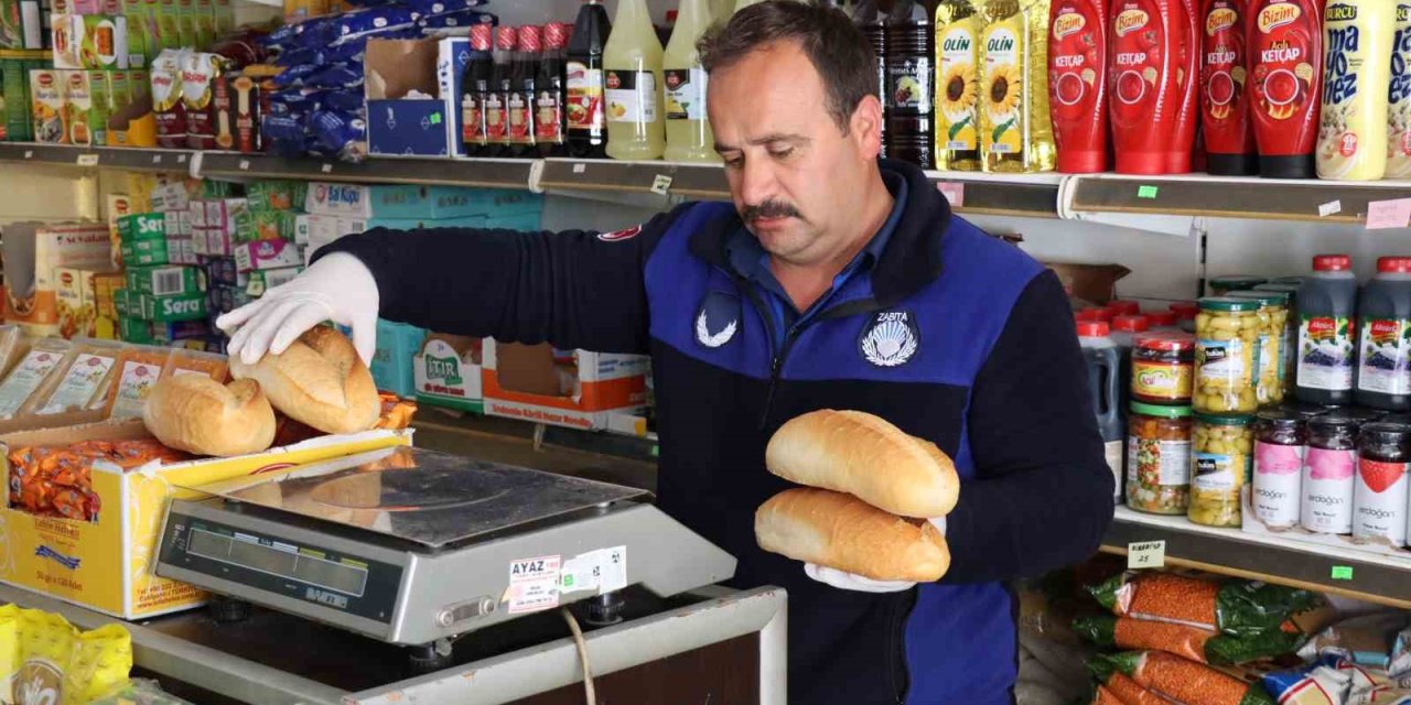 Günyüzü Zabıta Ekiplerinden Ekmek Gramaj Denetimi