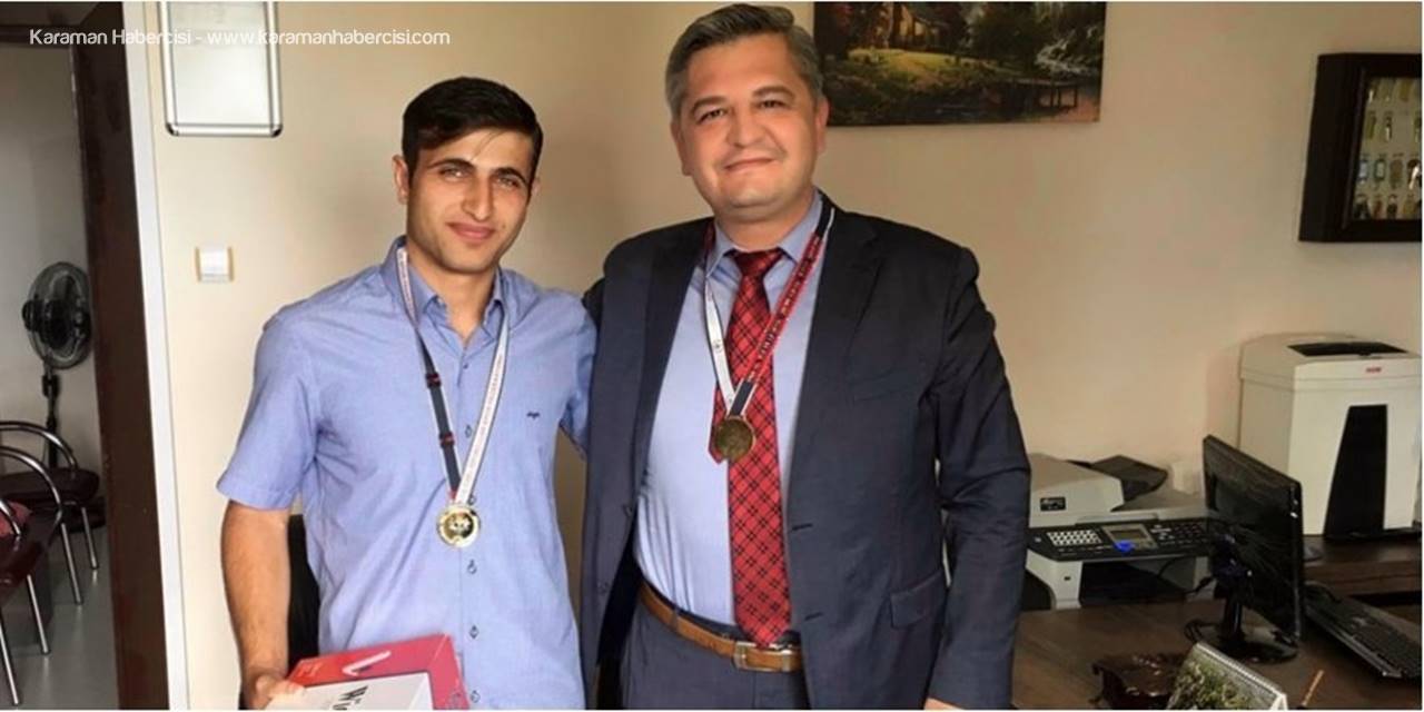Ermenek Belediye Başkanı Atila Zorlu'dan Türkiye Birincisine Sürpriz Ziyaret