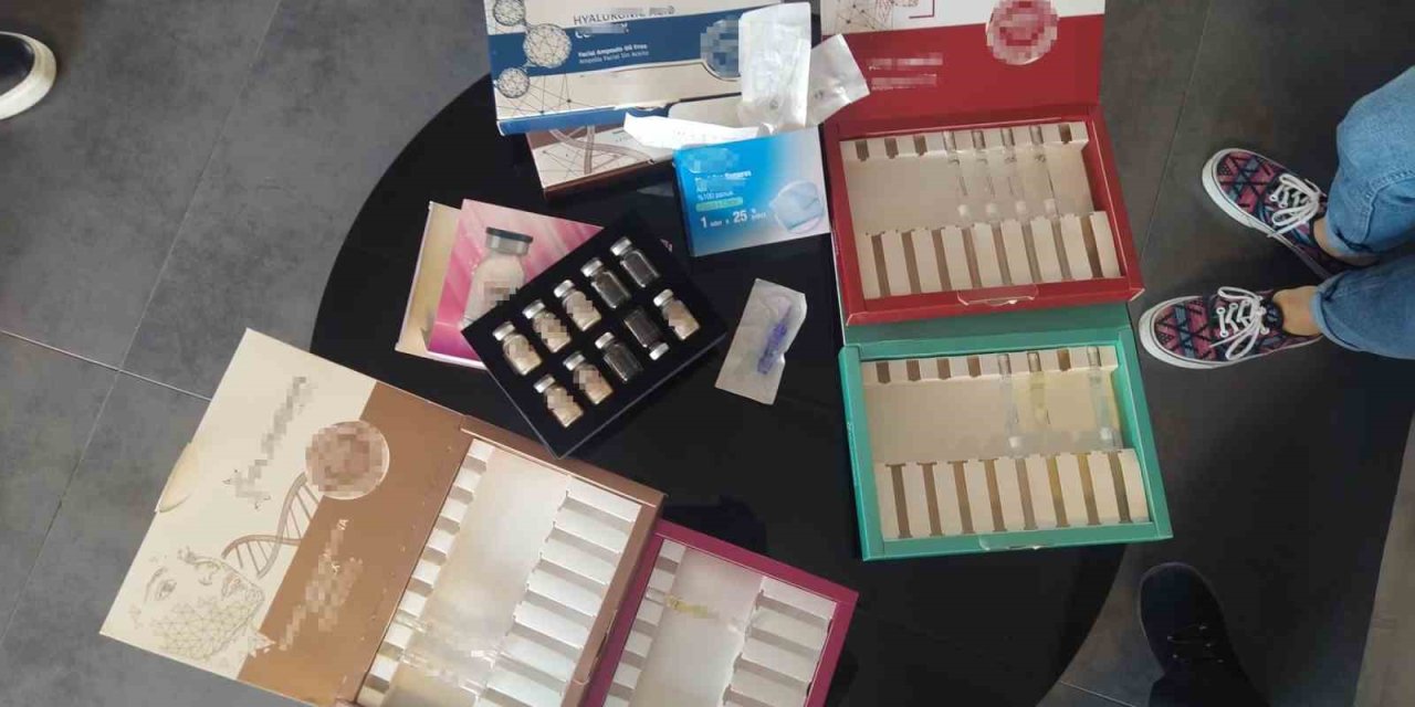 Sadece Uzman Hekimlerin Yapabileceği İşlemleri Yapan Merdiven Altı Güzellik Merkezine Baskın