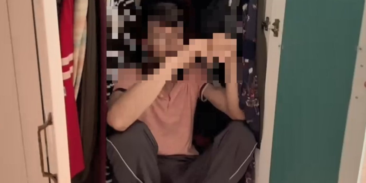 Aranan Şahıs Bu Kez Dolaptan Çıktı